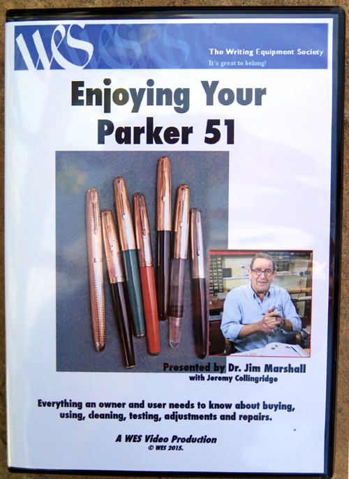 PARKER 51 REPAIR DVD JIM MARSHALL